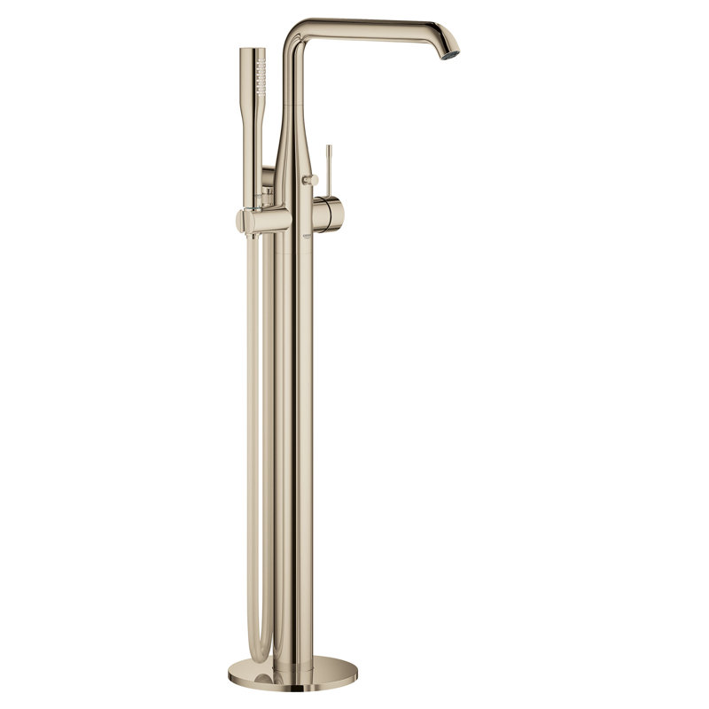 Essence New Single Handle Floor Mounted with Handshower, Polished Nickel Infinity