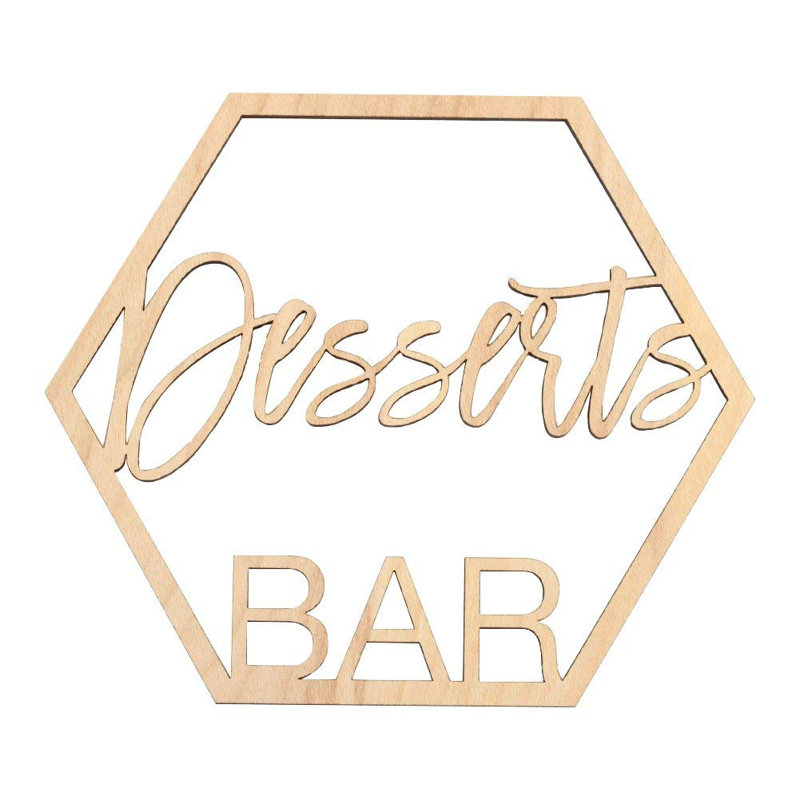 Décoration murale bar desserts