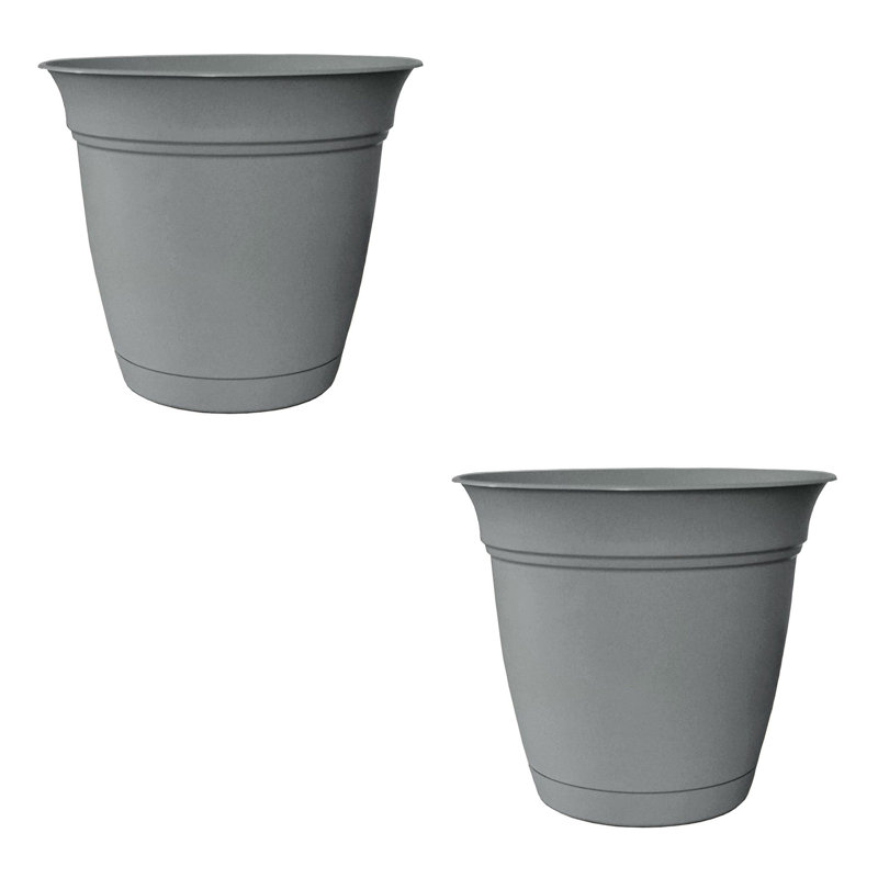 Sabana Pot Planter, Stormy Gray, 5.25" H x 6" W x 6" D