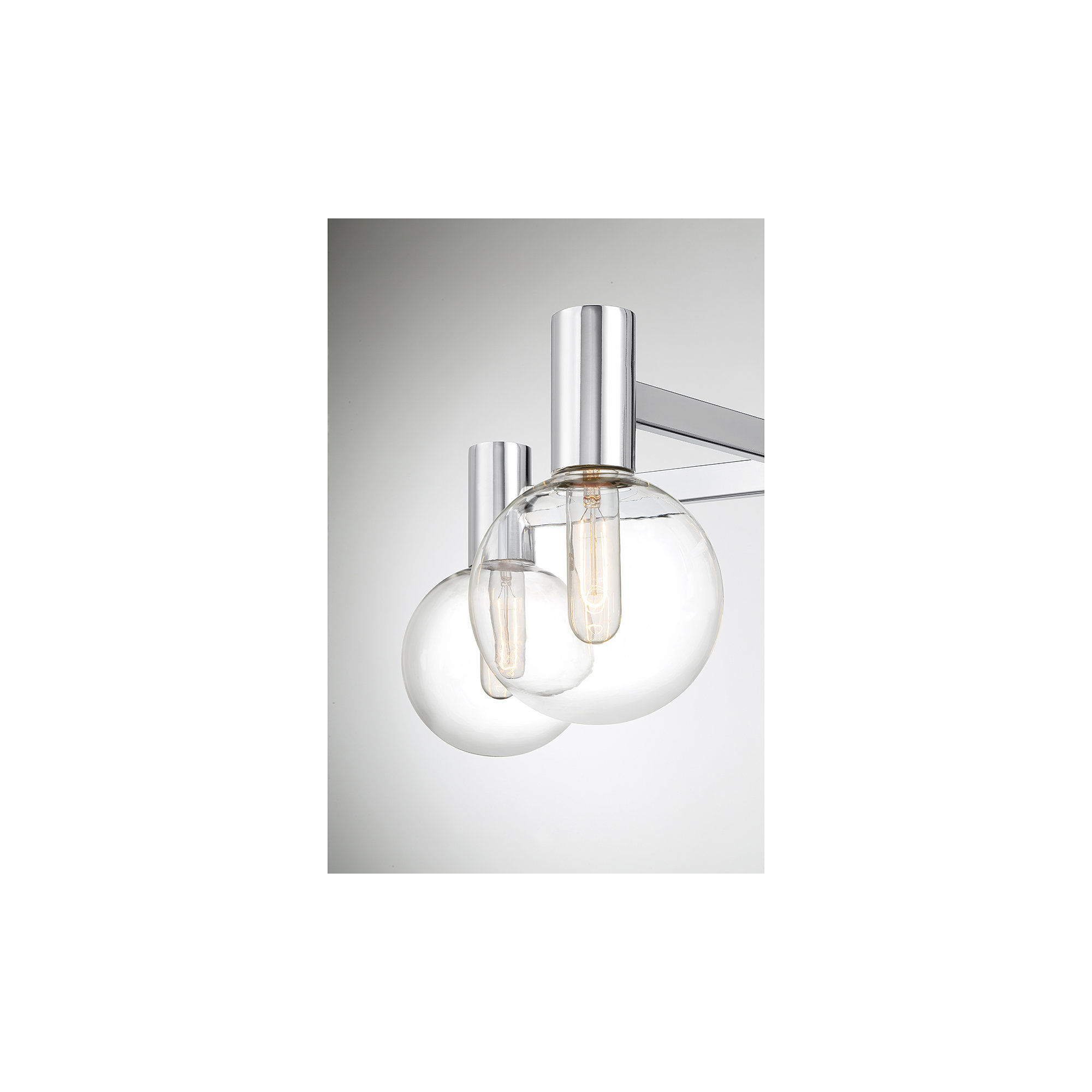 Rorem Chandelier, Chrome, 8 Lights