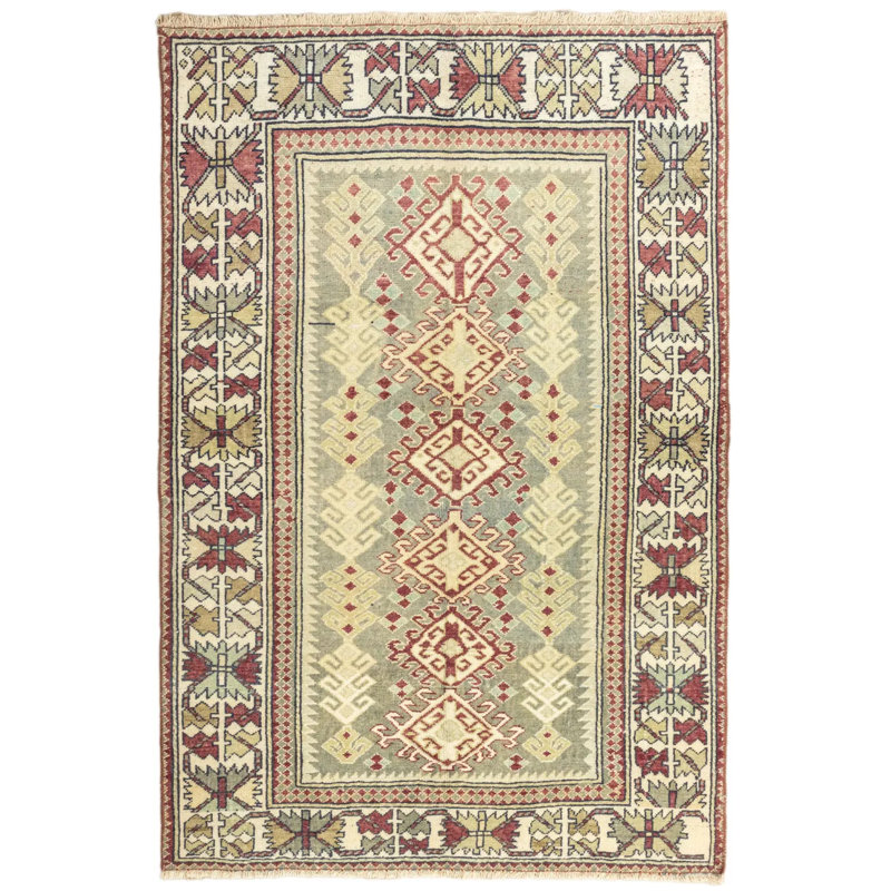 Tapis en laine tissé à la main Vidar