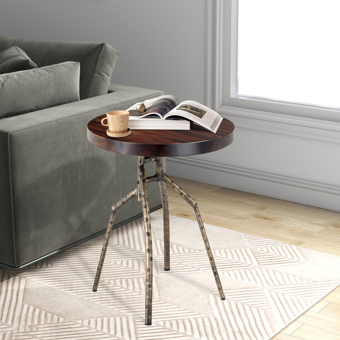 Brighton 23'' Tall Solid Wood End Table 17 Stories