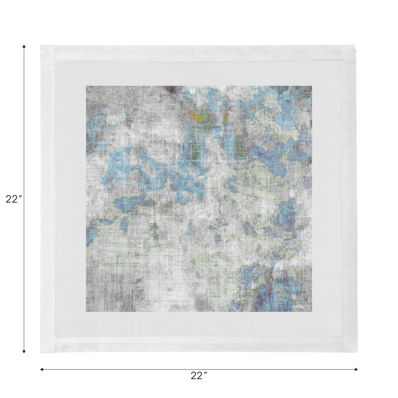 Impressionism Cotton Sateen Dinner Napkins, Opulence