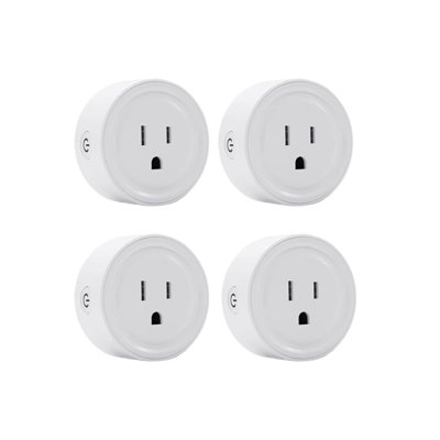 Smart Plug Mini (4-pack) – Wi-fi Outlets Compatible With Alexa, Google Home & Smart Life App, No Hub Required, Timer & Schedule Features, Compact Wireless Design