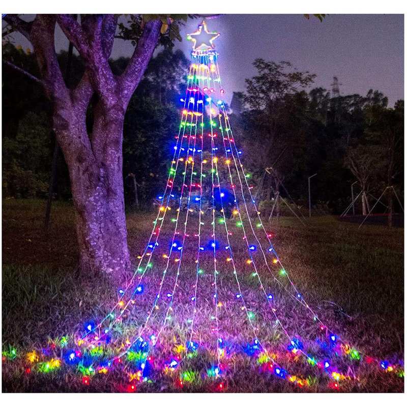 Guirlande de 320 lumières Star, Multi-couleur