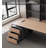 Practical Large Desk with 3 Drawers and Asymmetrical Base-1052262985