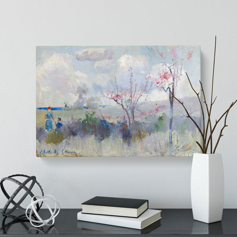 Herricks Blossoms by Charles Conder - Wrapped Canvas, 35cm H x 50cm W x 3cm D
