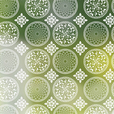 Abstract Non-Wall Damaging Window Decal