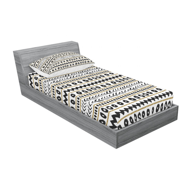 Microfiber Sheet Set, Twin Sheet Set with 1 Pillowcase