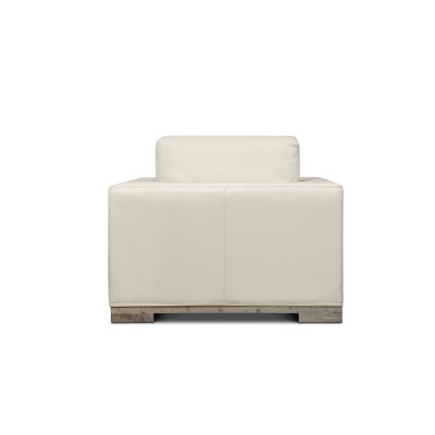 Fauteuil en cuir véritable et demi Cassidy