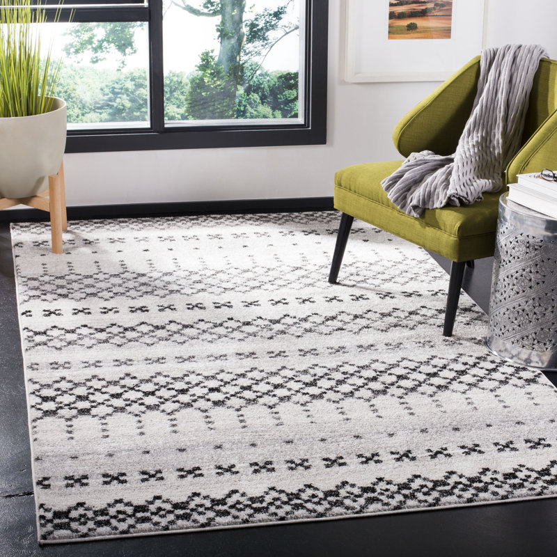 Finney Performance Geometric Rug, Rectangle 8' x 10'