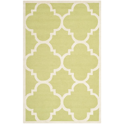 Cannen Hand Tufted Wool Geometric Rug