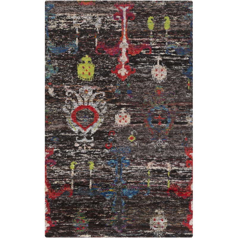 Diba Silk Ikat Indoor Rug, Rectangle 5' x 8'