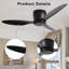 Ventilateur de plafond encastré sans lumière-409917631