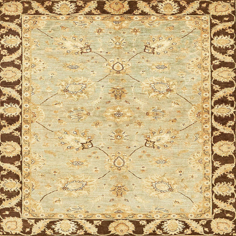 Tapis abstrait moderne 449, Carré 5 pi