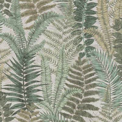 Galerie Flourish Green Tree Leaf Wallpaper FL61119