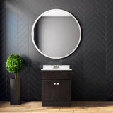 Brookings 24 Inch Bathroom Vanity, Shaker, Solid Wood, Fully Assembled, Sherwin Williams® White – Design House, 215723