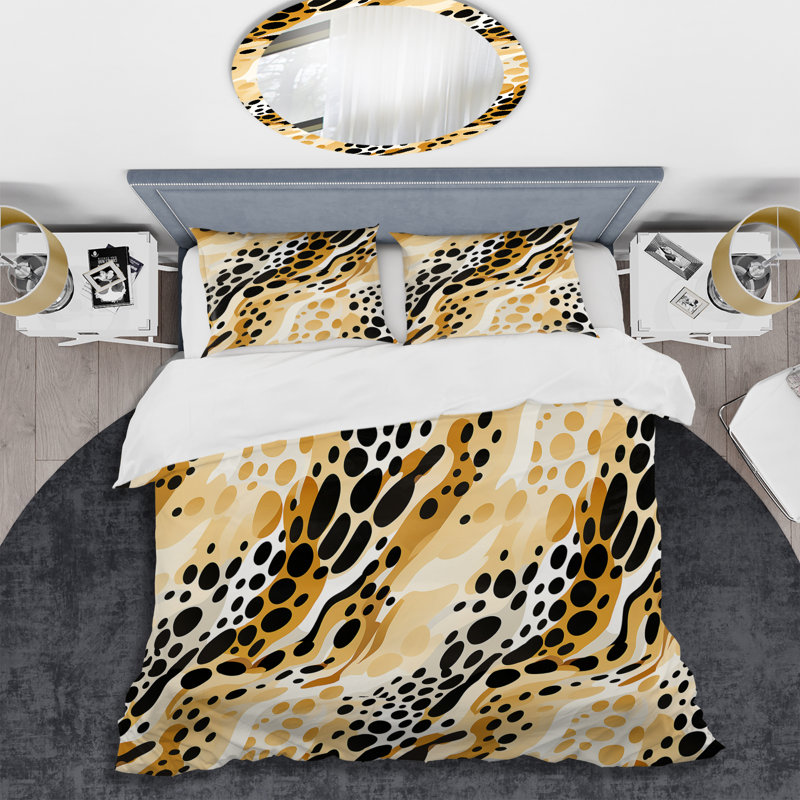 Ensemble de housse de couette Desert Mirage, Housse de couette pour très grand lit et 2 très