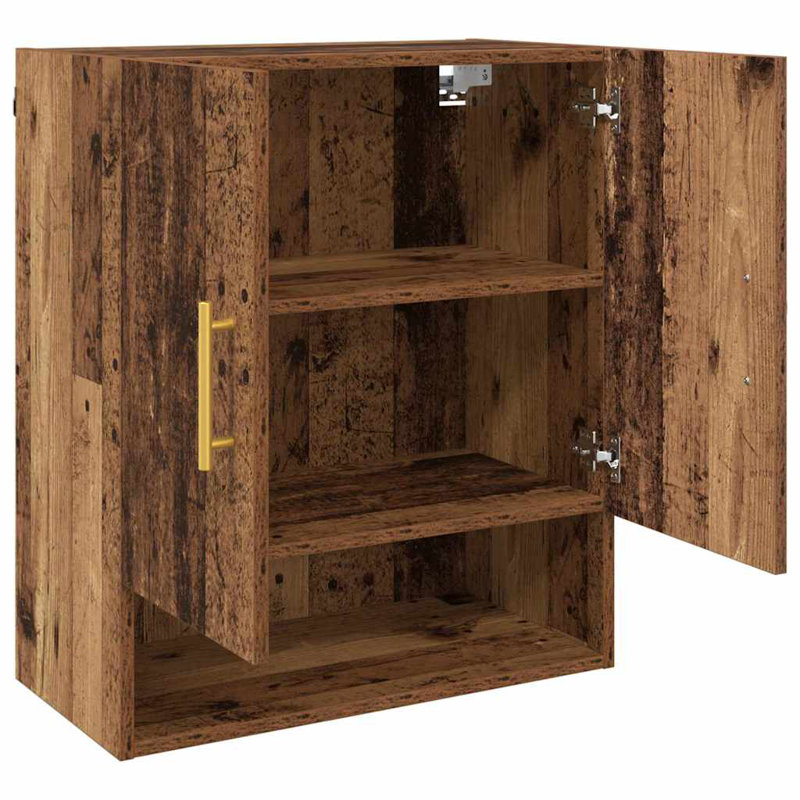 vidaXL Wall Cabinet Wall-mounted Engineered wood Garage Storage Unit, Old Wood