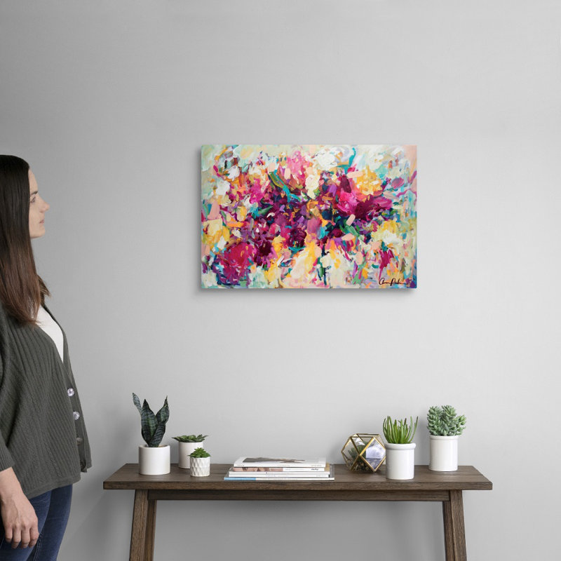 "Invitation", reproduction d'art sur toile par Amira Rahim, Toile tendue, H 16 po x l 24 po, Sans cadre
