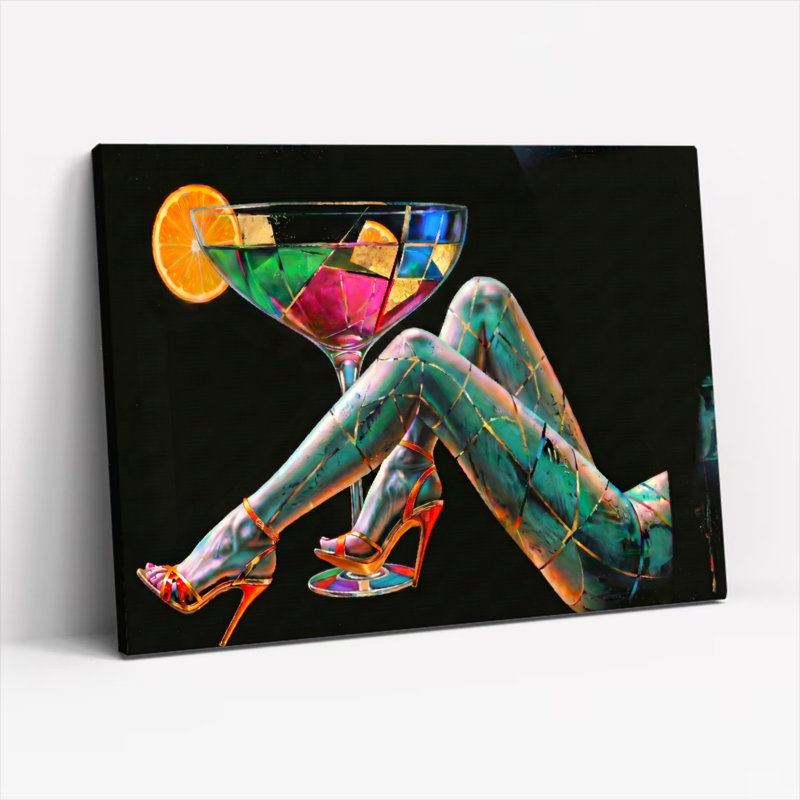 "Artistic Legs", reproduction d'art sur toile, ensemble de 1, H 12 po x l 18 po, Toile tendue