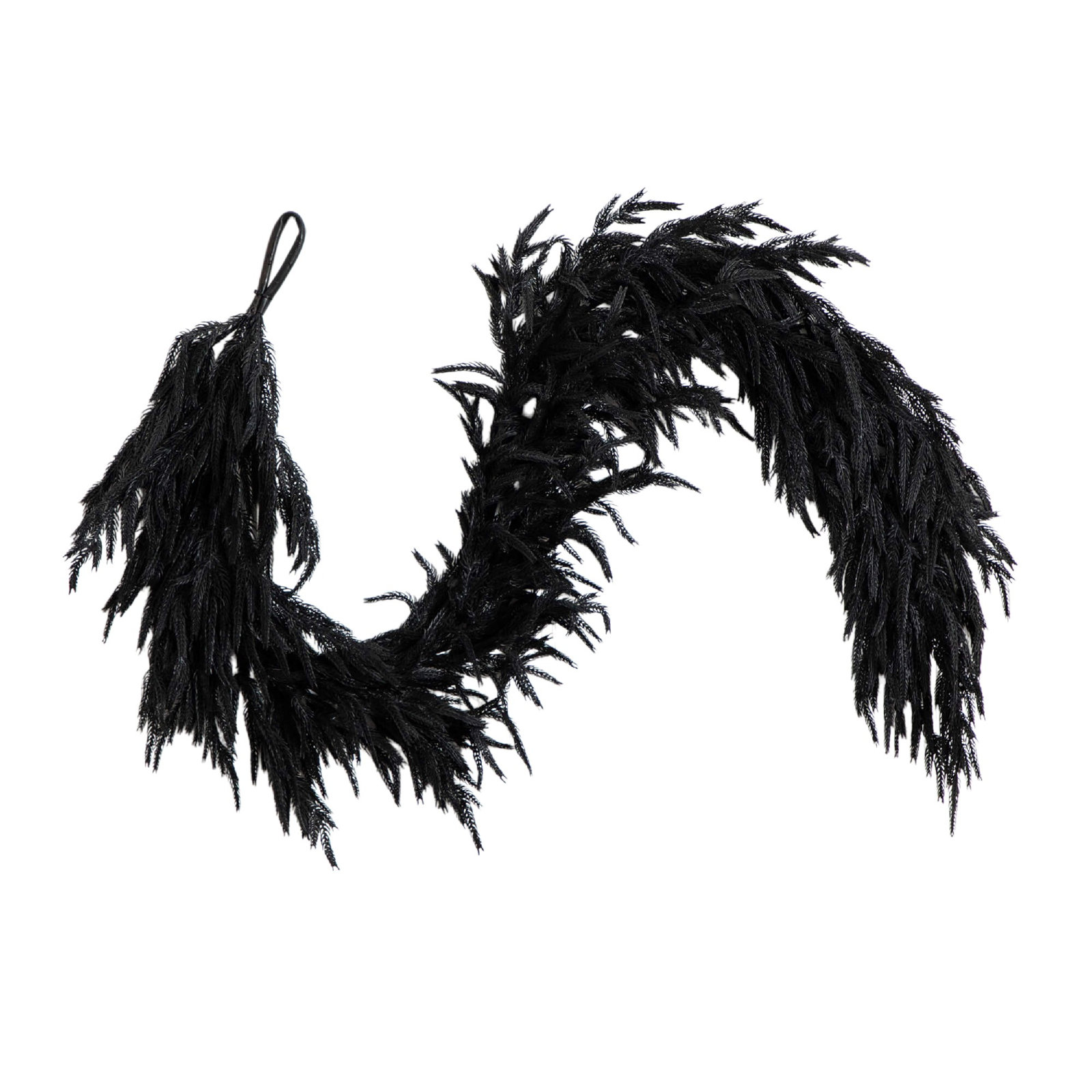 Norfolk Pine Christmas Garland, 6' L, Black