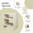 Layne Nightstand With 2 Open Shelves