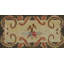 Small Scatter Size Bird Design Antique Ivory Cream Light Color American Hooked Rug
