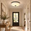 Glass Flush Mount