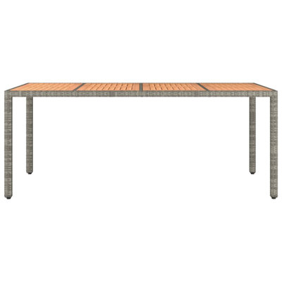 Lotoya Rectangular 8 - Person 190Cm L Outdoor Dining Table