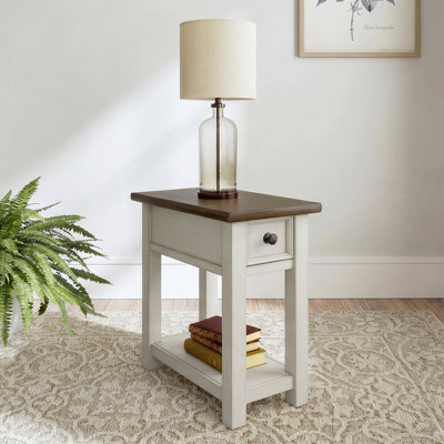 Table de bout Chailey avec rangement et prises intégrées