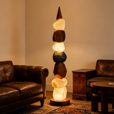 Lampe sur pied en pierre Creative Art