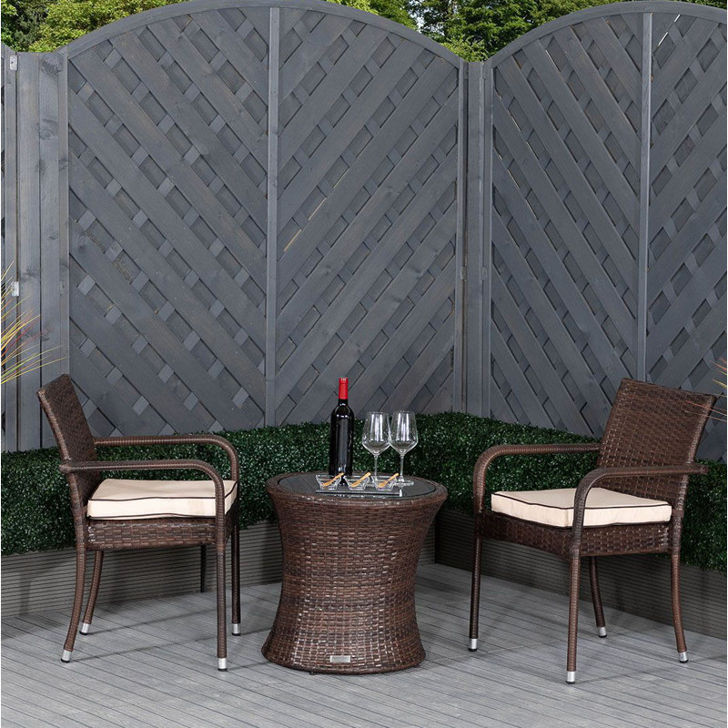 Farris 2 Seater Rattan Conversation Set
