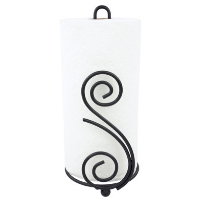 Scroll Metal Paper Towel Holder