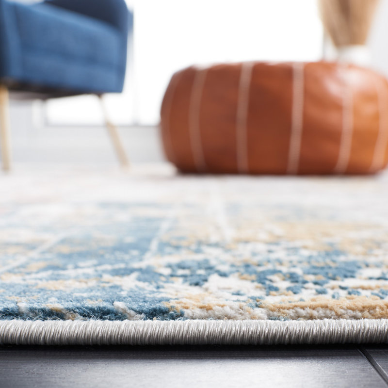 Invista Performance Abstract Rug, Rectangle 5'3" x 7'6"