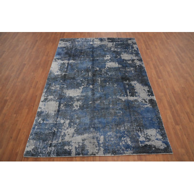 Tapis bleu 7 x 10
