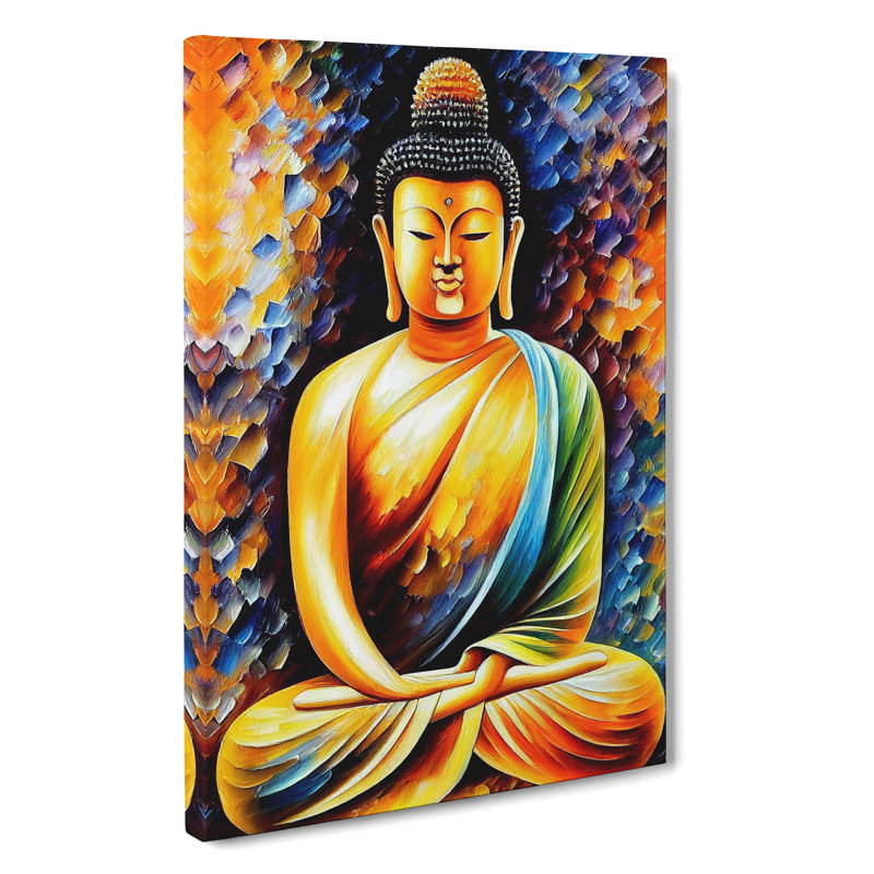 View Of Buddha No.4 - Wrapped Canvas, 76cm H x 50cm W x 3cm D