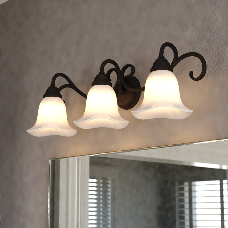 Bowker Dimmable Vanity Light, Brushed Nickel,  3 Lights