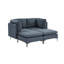 Canapé modulaire en lin rembourré avec pieds en métal-237380460