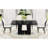 Table and chair set.Marble Pattern MDF Dining-670915594