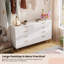 Commode de rangement cannelée 8 tiroirs-607279233