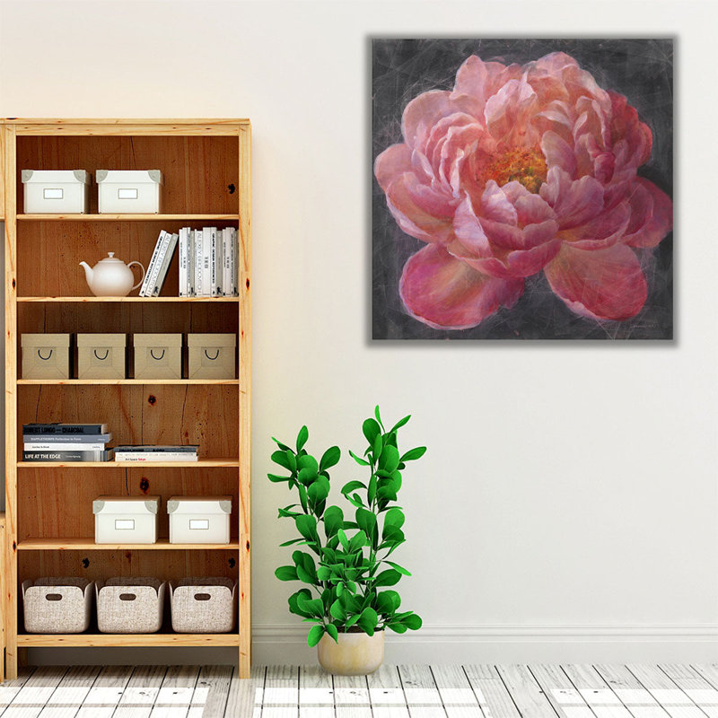 Vivid Floral I - reproduction d'art sur toile, H 12 po x l 12 po