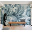 Murale pelez et collez - Baroque bleu clair-1799646730