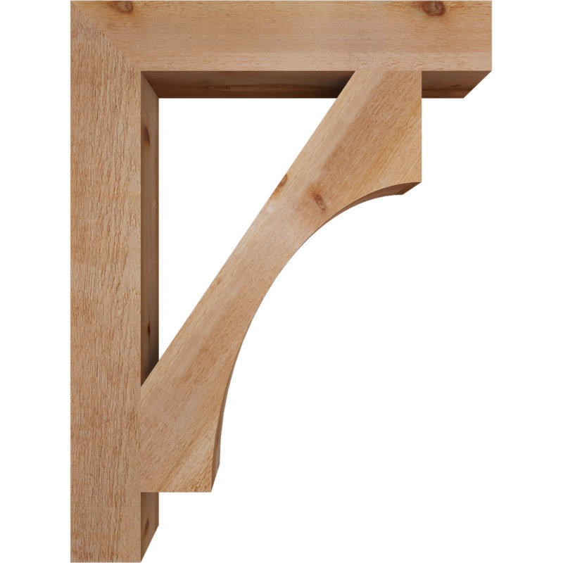 Support Westlake Block, Cèdre rouge de l'Ouest (scié brut), H 48 po x l 6 po x P 36 po