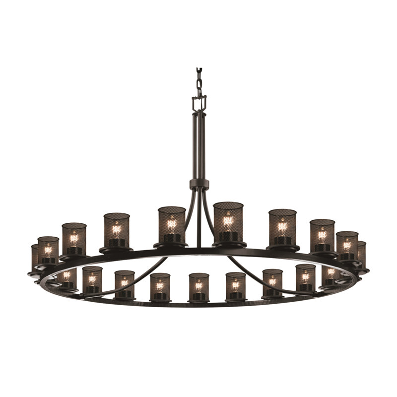 Lumsden 21 - Light Dimmable Ring Chandelier