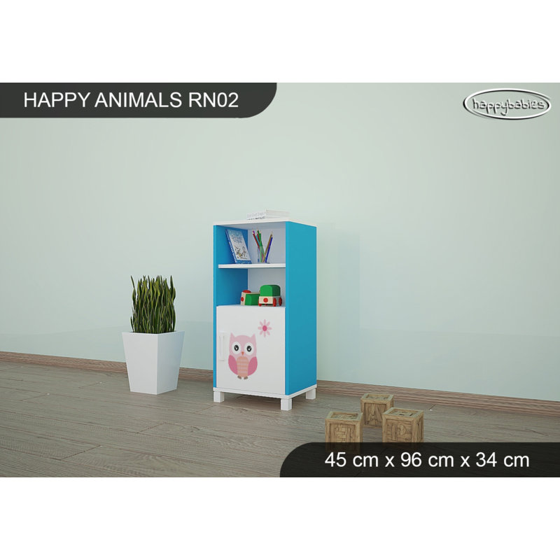 45cm W Animals Kids Cube, Blue