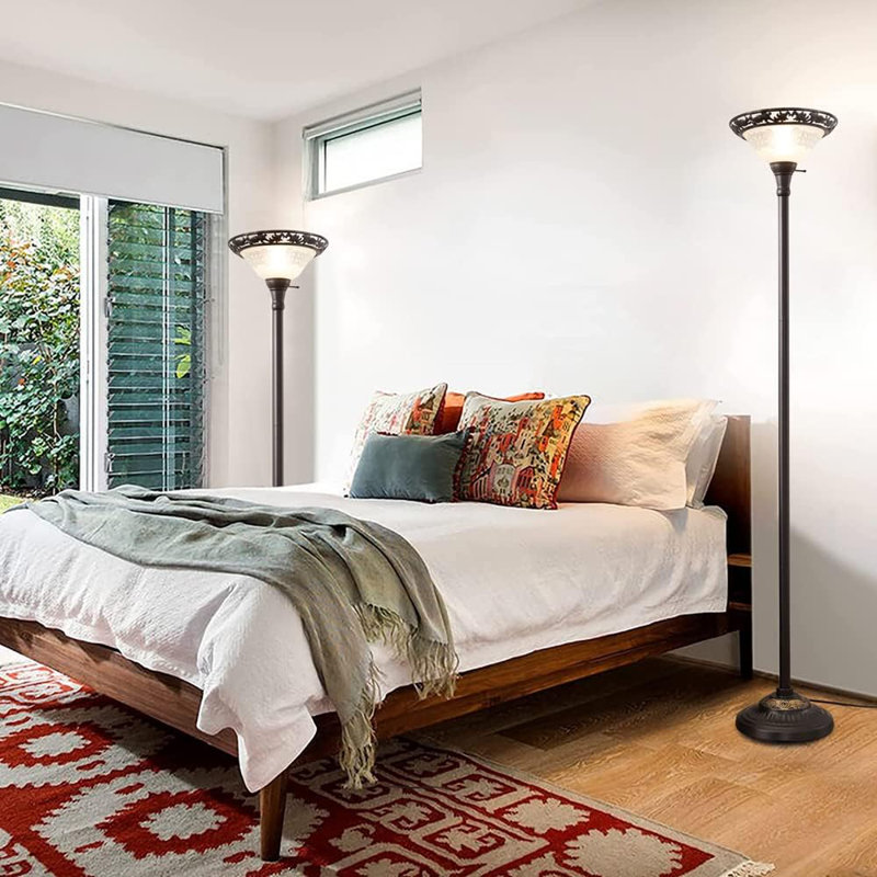 Debbera 70'' Torchiere Floor Lamp