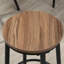 Ensemble de table de bar et de chaises 5 pièces, table de salle à manger compacte avec 4 tabourets pour pub et cuisine