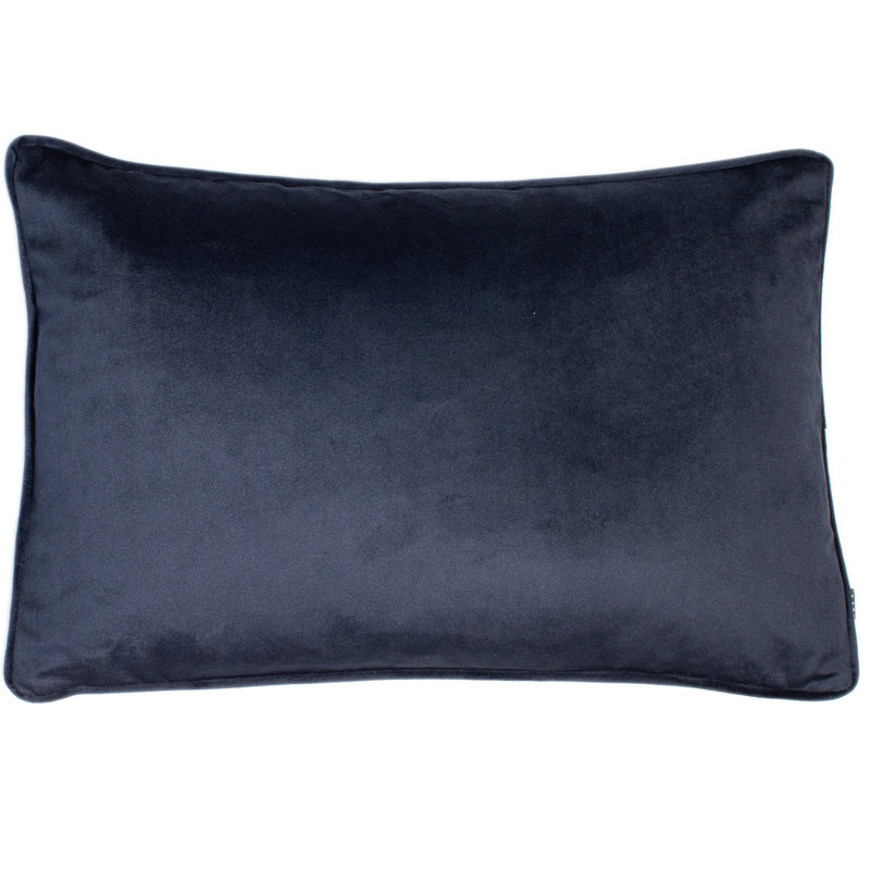 Comfort Rectangular Cushion, 30cm H x 50cm W x 16cm, Navy Blue