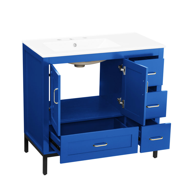 Bathroom Vanity, Blue
